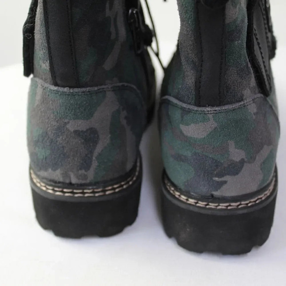Earth Kodiak Glacier suede camo hiking boots size 8  - Picture 8 of 14